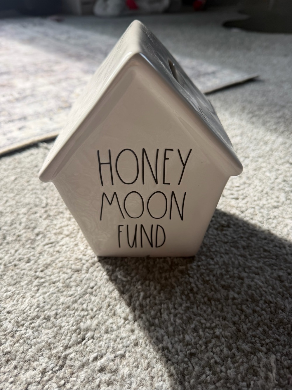 Rae Dunn Honey Moon Fund Ceramic Bank